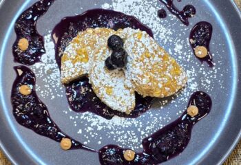 Blueberry Oatmeal Protein Cakes