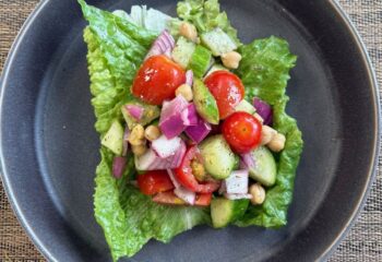 Cucumber Chickpea Salad