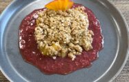 Peach crumble Delight
